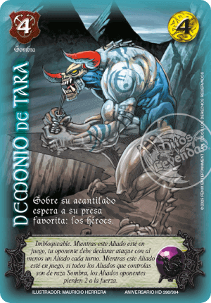 demonio de tara cartas mitos y leyendas relatos de hijos de daana
