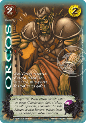 orcos cartas mitos y leyendas relatos de hijos de daana