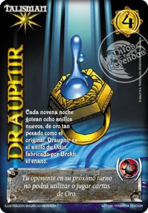 draupnir cartas mitos y leyendas primera era