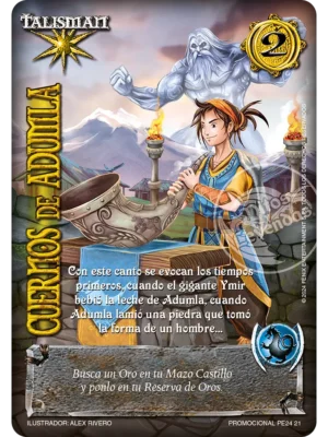 cuernos de adumla cartas mitos y leyendas primera era