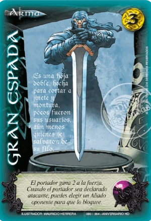 gran espada cartas mitos y leyendas relatos de hijos de daana