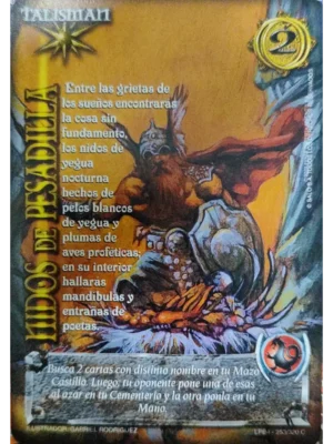 nidos de pesadilla cartas mitos y leyendas primera era