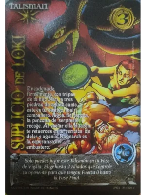 suplicio de loki cartas mitos y leyendas primera era