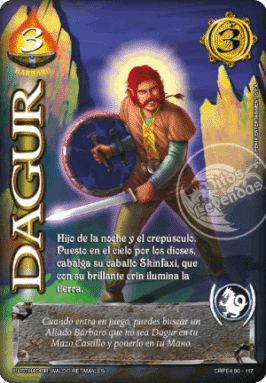 dagur cartas mitos y leyendas primera era