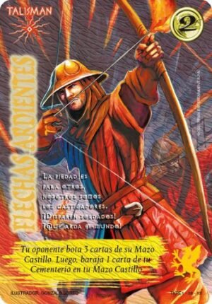 flechas ardientes el reto venta de cartas myl primera era