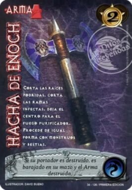 hacha de enoch venta de cartas myl primera era