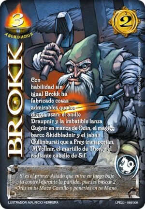 brokk abominacion venta de cartas myl primera era