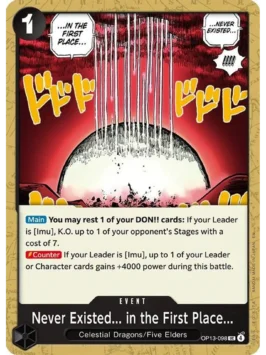 never existed imu op13