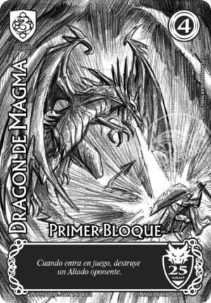 dragon de magma aniversario 25 años myl