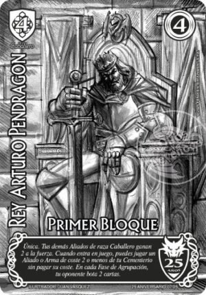 rey arturo pendragon aniversario 25 años myl