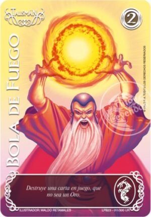 carta mitos y leyendas bola de fuego ur venta de cartas mitos y leyendas primer bloque