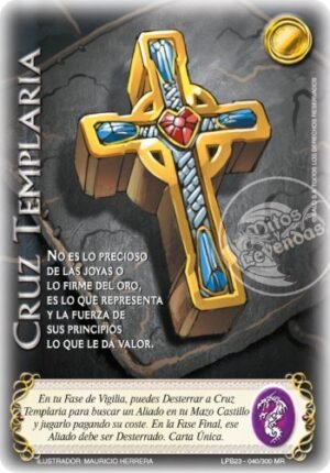carta mitos y leyendas cruz templaria