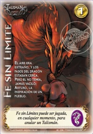 fe sin limites no foil venta de cartas mitos y leyendas primer bloque