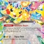 carta pokemon pikachu