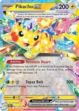 carta pokemon pikachu