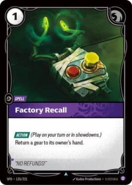 Factory Recall (Foil)