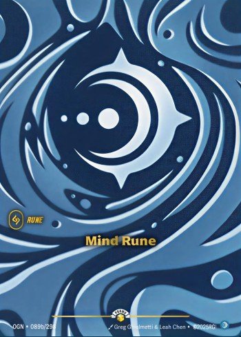 Mind Rune (Alternate Art) - Poison and Potion - All Games