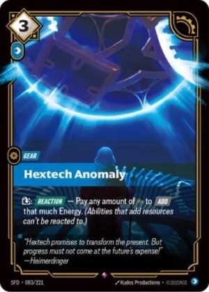 carta riftbound league of legends tcg hextech anomaly