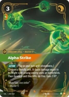 Alpha Strike: Signature Spell - Master Yi