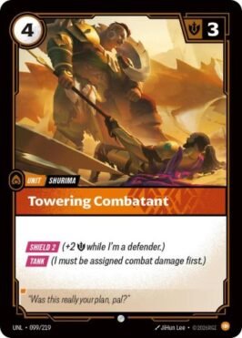 Towering Combatant (Foil)