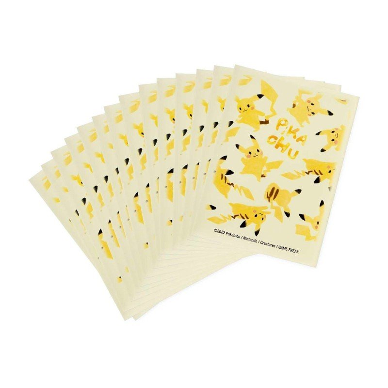 Pokémon TCG- Pikachu Allover Card Sleeves Protectores y Accesorios Pokemon Center | Pokemon TCG en Poison and Potion Chile
