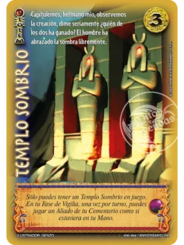 Templo Sombrío - Relatos de Dominios de Ra (Buy a Box)